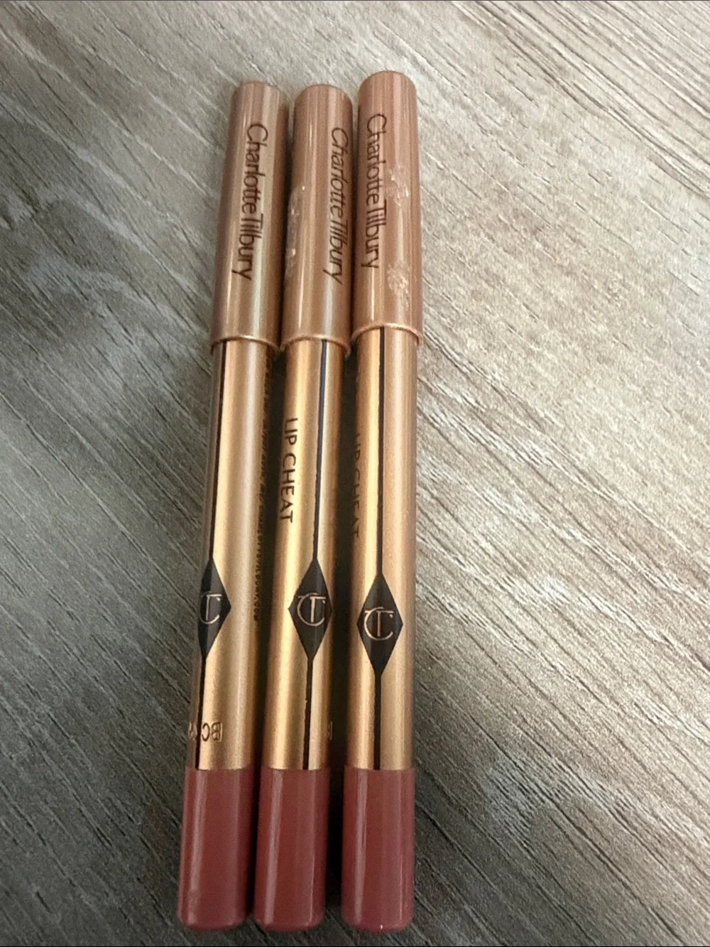 Charlotte Tilbury Trio Lip Liners in Shade Pillow Talk - Rose - 0.02 oz